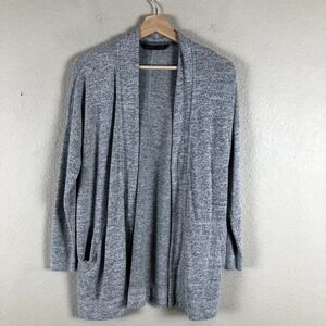 Abercrombie & Fitch Cardigan Sweater Womens Size X Small Gray Open Front Stretch